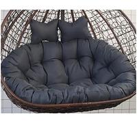 Coussin de rechange pour chaise hamac suspendue, lavable et amovible, convient pour une utilisation double