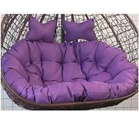 Coussin de rechange pour chaise hamac suspendue, lavable et amovible, convient pour une utilisation double