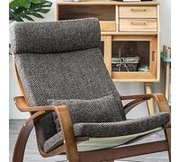 Coussin de rechange pour fauteuil Poang, rembourrage épais en coton antidérapant avec housse amovible