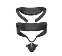 Coussin de rechange pour lunettes de réalité virtuelle 3S avec cuir PU souple et coussinet de nez en silicone pour un confort prolongé et confortable