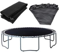 Coussin de rechange pour trampoline rond de 3 m avec 54 boucles - Ajustement universel pour une protection améliorée