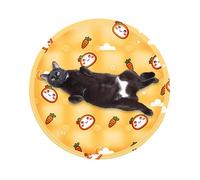 Coussin De Refroidissement Pour Chats, Coussin Pour Animaux De Compagnie - Support De Sommeil Oreiller Portable Rond Imperméable Pour Petits Animaux Intérieurs Pendant Les Chiots De Voyage De Voiture