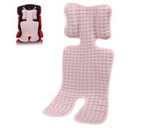 Coussin de refroidissement pour poussette, coussin de refroidissement pour siège d'auto pour bébé, refroidisseur de siège d'auto d'été avec crochets, 27,5x13,8 pouces rose, doublures de siège