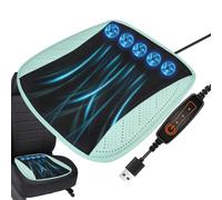 Coussin de refroidissement pour siège d'auto, coussin de refroidissement pour siège d'auto,Siège cool avec ventilateur alimenté par USB | 3 Accessoires automobiles à vitesse réglable