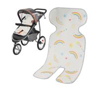 Coussin de refroidissement pour siège de poussette, coussin de refroidissement pour poussette | Rembourrage de refroidissement pour poussette en soie de glace,Housse de poussette super légère pour