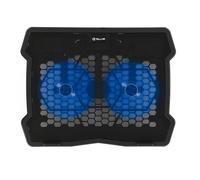 Coussin de refroidissement Tellur Basic, 15,6 , 2 ventilateurs, Noir
