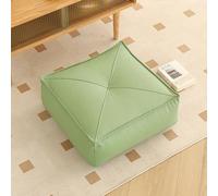 Coussin De Rehausseur en Similicuir Coussin De Sol, Galette De Siège Épaisse Et Portable Carrée, Coussini Imperméable pour Chaise De Jardin pour Balcon Chambre Salon Bureau(Green,50 * 50 * 15 Square)