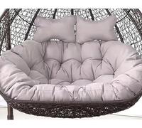 Coussin De Remplacement pour Balancelle Double, Coussin De Balancelle 2 Places, Causeuse en Osier pour Patio ExtéRieur (Coussin Uniquement)(O,150 * 110cm/59 * 43in)