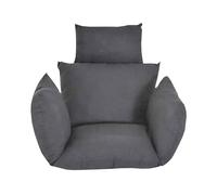 Coussin de Remplacement pour Fauteuil Suspendu Egg, modèle Ordinaire, avec Appui-tête et Sangles à l'arrière. Très Doux et Respirant.