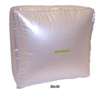 Coussin de remplissage Basil gonflable grand 32x32x12 cm transparent