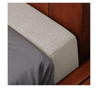 Coussin de Remplissage for lit, Oreiller/tête lit/Matelas Luxueux et Long, Coussin Soutien Confortable for tête, d'accoudoir rectangulaire épais(White,180x10x20cm)