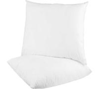 Coussin de remplissage Housse en microfibre, pack de 2 - Inlet avec remplissage polyester, 45x45cm