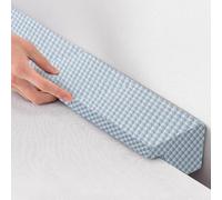 Coussin de Remplissage pour Espace Entre Le lit et Le Matelas, Bleu, en Forme de Coin (80 cm x 12 cm) - Traversin Amovible pour lit, canapé et Tatami - Solution idéale pour combler l'espace