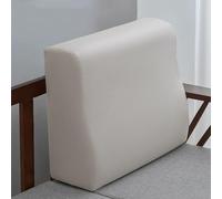Coussin de Remplissage pour lit, Tapis de canapé imperméables Couleur Ivoire - Coussin de Lecture Ergonomique en Forme de Coin et Support Dorsal, 60 x 45 x 20 cm, Coussin de Remplissage en m