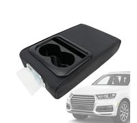 Coussin de repos du bras de voiture, coussin accoudoir de console centrale | Organisateur de siège automatique | Coupes de tasses et de tissus antidérapantes, organisateur de stockage de sièges pour v