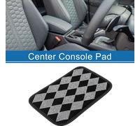 Coussin De Repose-Bras Pour Voiture AntidšŠrapant 29X19,5 Cm Strass, Flanelle Blanc, Noir Couvercle De Console Centrale