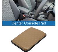 Coussin De Repose-Bras Pour Voiture, AntidšŠrapant, 30X21Cm, En Pu, Coton Et Lin Respirant, Beige, Pour Couvercle De Console Centrale