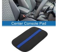 Coussin De Repose-Bras Pour Voiture, AntidšŠrapant, 31X19Cm, Protecteur De Bo?te De Siššge En Cuir Microfibre Noir, Bleu, Couvercle De Console Centrale
