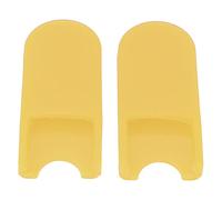 Coussin de Repose Doigt pour Saxophone, 2 Pièces, Protecteur de Pouce en Silicone Anti - Dérapant - Accessoires pour Instruments à Vent, Confort et Protection pour Débutants (Jaune)