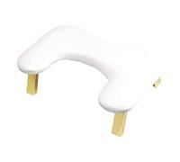 Ｚｉａｌｏｆｉ Coussin de Repose-main D'oreiller D'art D'ongle, Outil de Beauté, Coussin de Repos de Bras D'ongle En Cuir D'unité Centrale Oreiller de Repos de Main, Blanc