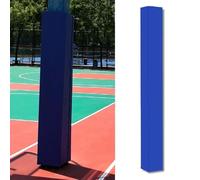 Coussin de sécurité anti-collision pour bâtons de terrain de jeu - Design carré durable pour la protection du matériel de basket-ball