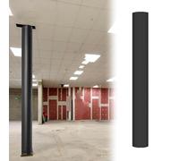 Coussin de sécurité en mousse pour arceau de basket-ball, très résistant pour garage et aire de jeux, hauteur personnalisable 120-180 cm, coussinets de protection noirs
