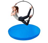 Coussin de sécurité épais pliable pour salle de sport et bâton de danse, coussin circulaire pour bâton de strip-teaseuse, 120 cm x 5 cm