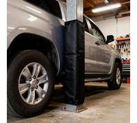 Coussin de sécurité for Poteau Coussin de Poteau de Basket Ball 6' Hauteur Post carré autocollant rembourrage envelopper autour 3x3 4x4 5x5 6x6 7x7 8x8 Sports Square Post Rembourrage(Black,9x9 Inch)