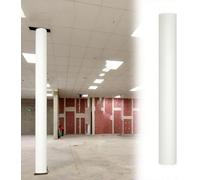 Coussin de sécurité for Poteau Coussin De Protection 4/5 pouces épaisseur, White Pole Coussin Rembourrage Wrap pour le sous-sol/mâle de drapeau, Rembourrage protecteur de pôle rond(Dia 4 1/2 Inch)