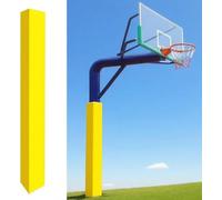 Coussin de sécurité for Poteau Coussin De Protection Enveloppant Tapis de protection de poteau carré extérieur, Enveloppe de poteau de sécurité Pour les terrains de jeux(Yellow,15x15x160cm/6x6x63in)