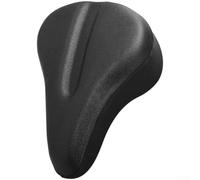 Coussin de selle de vélo large confort pour VTT vélo de route | Couche épaisse en gel de silicone, particules antidérapantes, sangles réglables, longues promenades sans douleur