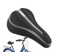 Coussin de selle de vélo | Protection de selle de vélo en silicone rembourrée | Coussin de selle de rechange confortable et doux imperméable pour l'extérieur, le sport et le cyclisme