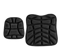 Coussin de Selle Moto pour Honda DAX 125, Antidérapant Décompression Respirant et Durable Anti-Douleur Idéal pour Longues Distances,C 2Pcs