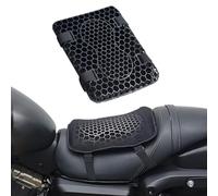 Coussin de Selle Moto pour Triumph Street Triple Union Jack, Coussin Antidérapant de Siège Pliable en Gel pour Moto Absorption des Respirant Coussin de Siege Moto