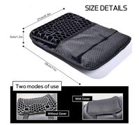 Coussin de Selle Moto pour Yamaha Tmax 530, Coussin Antidérapant de Siège Pliable en Gel pour Moto Absorption des Respirant Coussin de Siege Moto