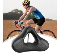 Coussin de Selle pour Vélo - Confortable et Absorbant Les Chocs,Coussin de Selle Évidé pour Cyclisme,pour VTT Urbain Route Ville Déplacements Tourisme Randonnée Longue Distance Femmes Et