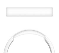Coussin de Serre-tête en Cuir protéiné Geekria Compatible avec JBL Tune 500BT/510BT/520BT/600BT/600BTNC/660NC/670NC/700BT/710BT/720BT/750BT/750BTNC/760NC/770NC (Blanc)