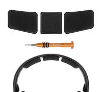 Coussin de Serre-tête en Maille Geekria Compatible avec Casques Sennheiser RS120/RS135/HDR120/HDR135, pièce de réparation de Bande de Remplacement (Noir)