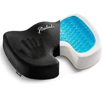 COUSSIN DE SIÈGE A MÉMOIRE DE FORME | COUSSIN AVEC DU GEL ORTHOPÉDIQUE | CHAISE CANAPÉ VOITURE FAUTEUIL ROULANT BUREAU | STOP DOULEUR COCCYX ET SOULAGEMENT DE LA SCIATIQUE | MARQUE FRANÇAISE (NOIR)