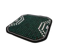 Coussin de Siège à Perles en Bois Vert, Tapis Respirant
