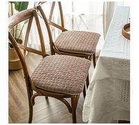 Coussin De Siège Antidérapant En Forme De Fer À Cheval, Coussin De Chaise De Salle À Manger En Peluche, 1/2/4 Paquets De Galette De Chaise Amovibles Et Lavables ( Color : Coffee , Size : 40*43cm(2 pac