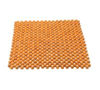 Coussin de Siège Auto à Perles en Bois, Confortable et Ventilé | Usage pour Sièges de Bureau et Camions, Design Élégant Kaki, Soutien Massant et Assise Aérée