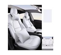 Coussin de siège auto antidérapant toutes saisons, housse de protection universelle spéciale, accessoires d'intérieur de voiture compatible pour Tesla Model 3(Pearl deluxe edition)