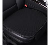 Coussin de Siège Auto en Soie Glacée pour Porsche Macan 4 / Macan Turbo/Panamera Turbo E-Hybrid/Cayenne GTS 2024-, Poche de Rangement, Particules Antidérapantes en Silicone,A Black