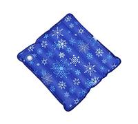 Coussin de Siège Auto Frais 45x45 CM en PVC et Glace Bleu