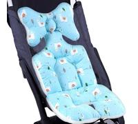 Coussin de siège auto pour bébé | Housse de siège de | Doux et respirant Coussin de soutien de la tête et du corps de bébé antidérapant pour