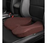 Coussin De SièGe Auto pour Honda Accord e:Ny1 Civic CR-V Fit FR-V H-RV Jazz Odyssey, Coussin De SièGe Ergonomique en Mousse à MéMoire De Forme-Soutien Confortable Et Efficace,Brown