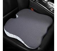 Coussin De SièGe Auto pour Honda Accord e:Ny1 Civic CR-V Fit FR-V H-RV Jazz Odyssey, Coussin De SièGe Ergonomique en Mousse à MéMoire De Forme-Soutien Confortable Et Efficace,Gray-White