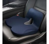 Coussin De SièGe Auto pour Porsche Cayenne Turbo E-Hybrid 2023 2024 2025 2026 2027-, Coussin De SièGe Ergonomique en Mousse à MéMoire De Forme-Soutien Confortable Et Efficace,Blue