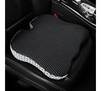 Coussin De SièGe Auto pour Suzuki Swift Ⅶ Hatchback 2023 2024 2025 2026 2027-, Coussin De SièGe Ergonomique en Mousse à MéMoire De Forme-Soutien Confortable Et Efficace,Black-White